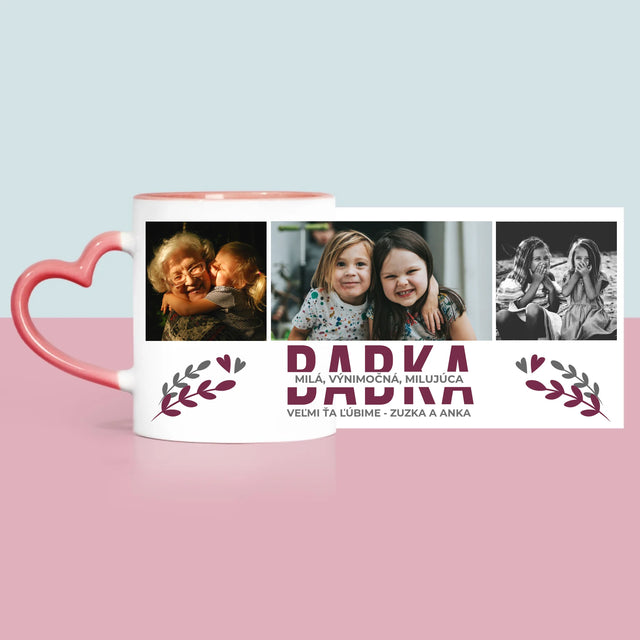 Fotokoláž: Babka Charakterové Vlastnosti - Hrnček