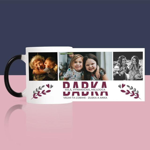 Fotokoláž: Babka Charakterové Vlastnosti - Hrnček