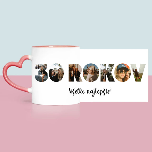 Slovo Z Fotografií: 30 Rokov Z Tvojich Fotografií - Hrnček