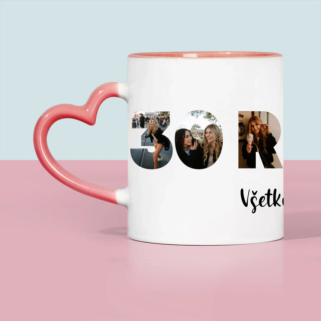 Slovo Z Fotografií: 30 Rokov Z Tvojich Fotografií - Hrnček