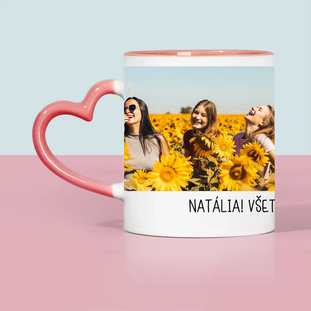 Fotokoláž: 2 Fotografie A Podpis - Hrnček