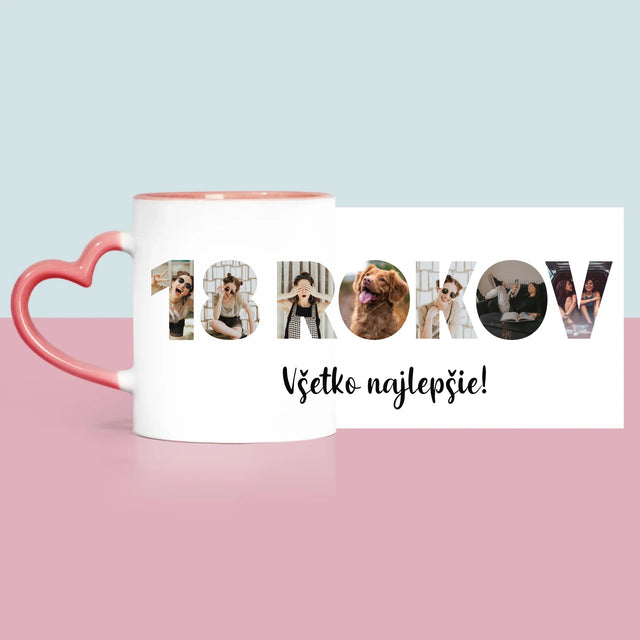 Slovo Z Fotografií: 18 Rokov Z Tvojich Fotografií - Hrnček