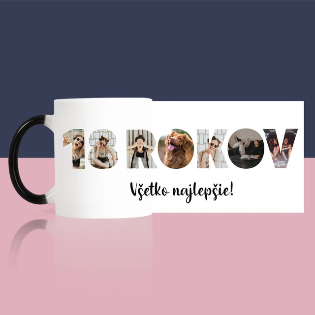 Slovo Z Fotografií: 18 Rokov Z Tvojich Fotografií - Hrnček