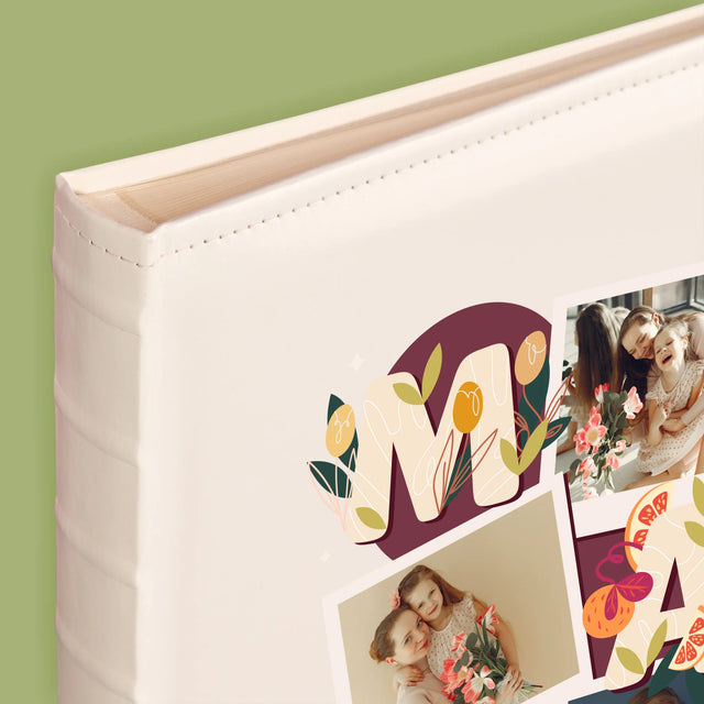 Fotokoláž: Písmená Mama - Album Na Fotografie