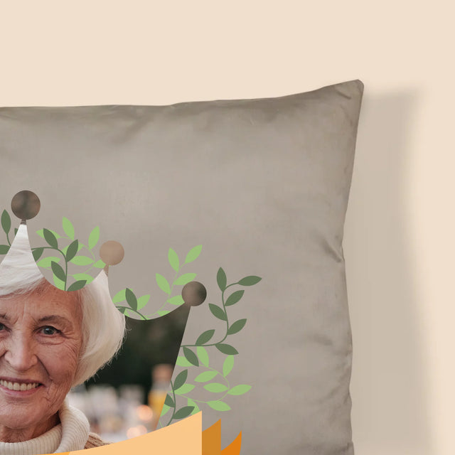 Fotografia A Podpis: Kráľovná Babka - Vankúš
