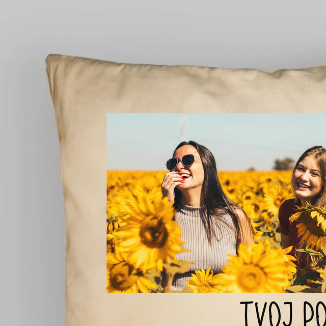 Fotokoláž: 2 Fotografie A Podpis - Vankúš