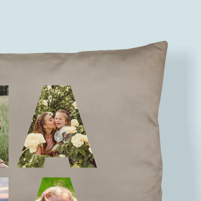 Slovo Z Fotografií: Mama Z Tvojich Fotografií - Vankúš