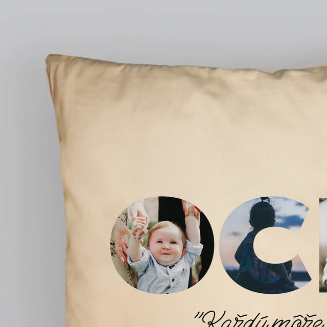 Slovo Z Fotografií: Môj Výnimočný Ocko - Vankúš