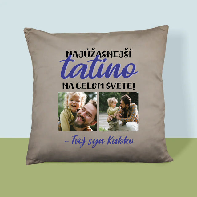 Fotokoláž: Tatino - Vankúš