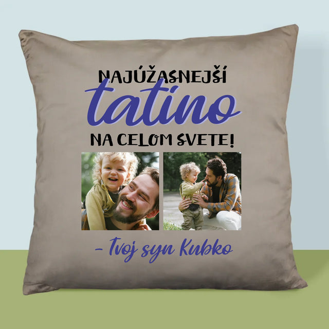 Fotokoláž: Tatino - Vankúš