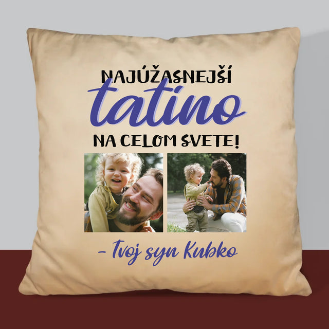 Fotokoláž: Tatino - Vankúš