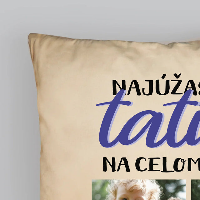 Fotokoláž: Tatino - Vankúš