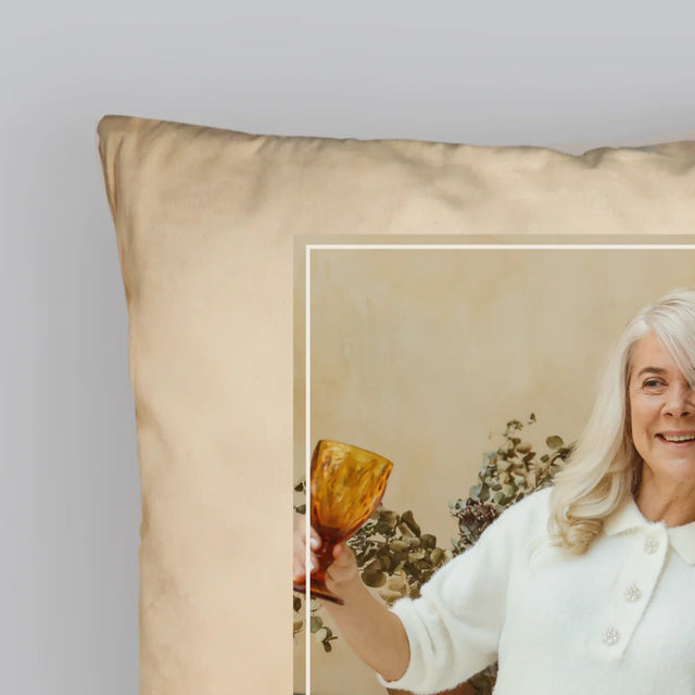 Fotografia A Podpis: Nič Nemusím! Dôchodkyňa - Vankúš