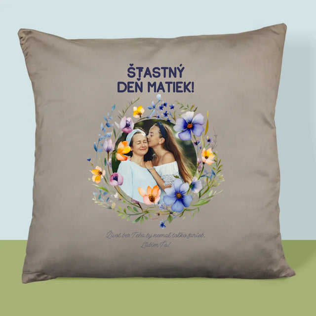 Fotografia A Podpis: Šťastný Deň Matiek - Vankúš