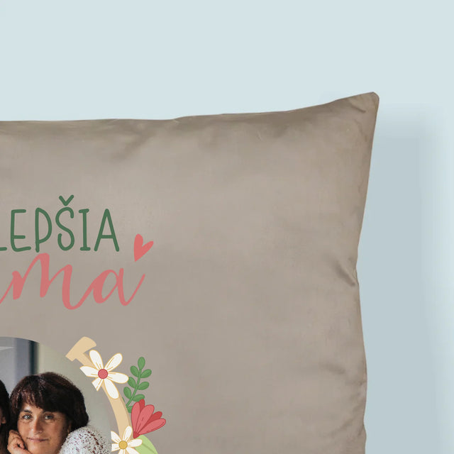 Fotografia A Podpis: Najlepšia Mama Svet - Vankúš