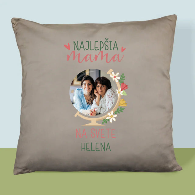 Fotografia A Podpis: Najlepšia Mama Svet - Vankúš