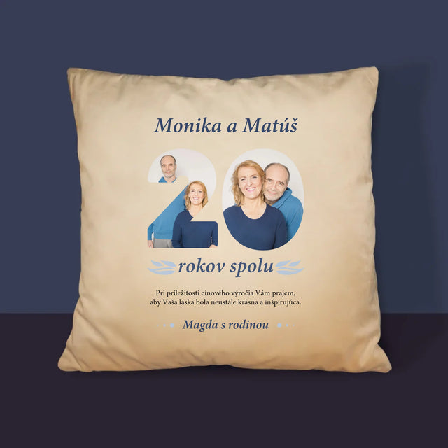 Slovo Z Fotografií: 20 Rokov Spolu - Vankúš