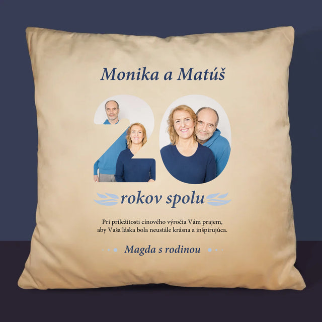 Slovo Z Fotografií: 20 Rokov Spolu - Vankúš