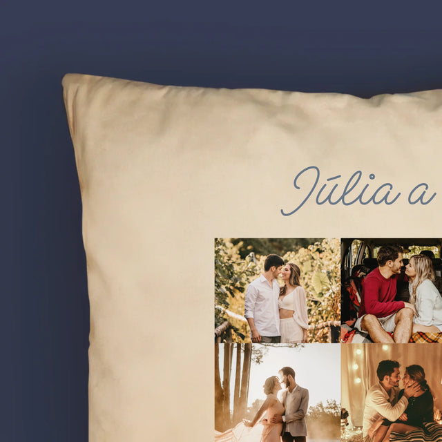 Fotokoláž: 5 Rokov Spolu - Vankúš