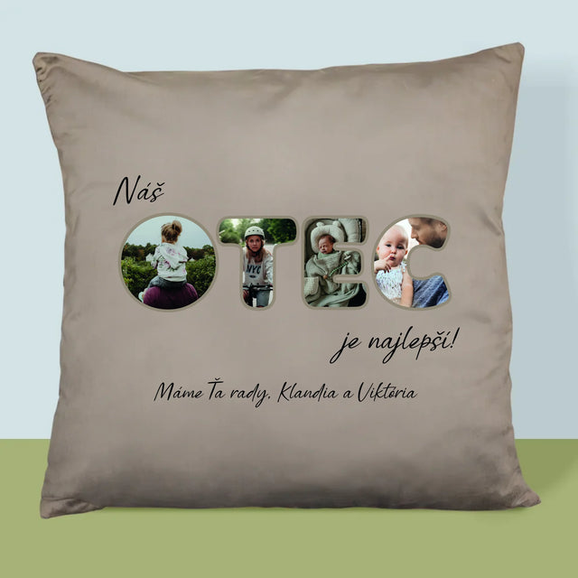 Slovo Z Fotografií: Náš Otec Je Najlepší - Vankúš