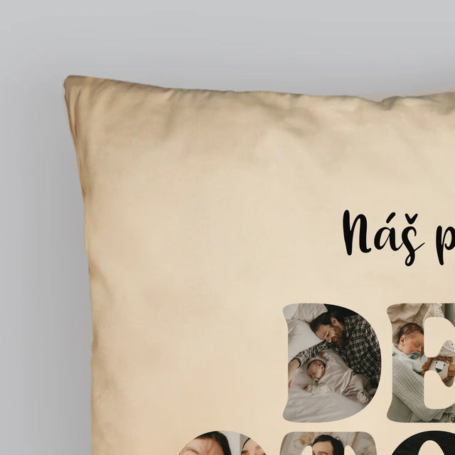 Slovo Z Fotografií: Náš Prvý Deň Otcov - Vankúš