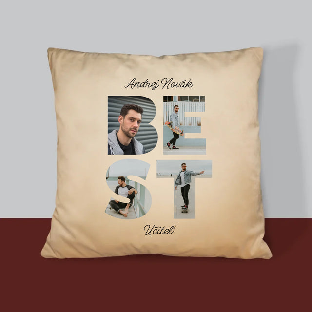 Slovo Z Fotografií: Najlepší Učiteľ - Vankúš