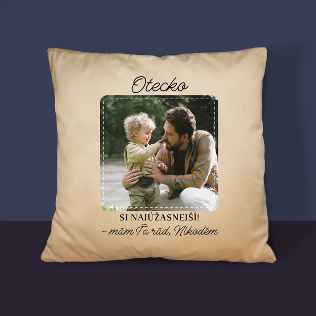 Fotografia A Podpis: Najúžasnejší Otec - Vankúš