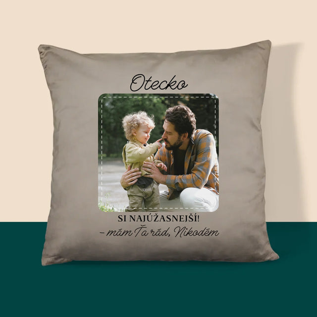 Fotografia A Podpis: Najúžasnejší Otec - Vankúš