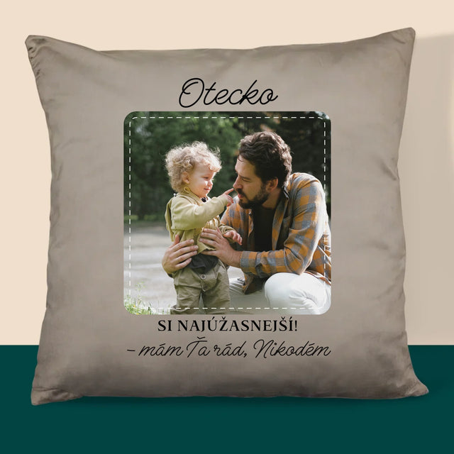 Fotografia A Podpis: Najúžasnejší Otec - Vankúš