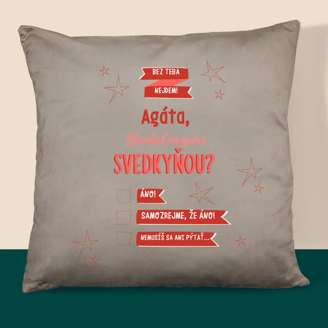 Meno A Podpis: Bez Teba Nejdem - Vankúš