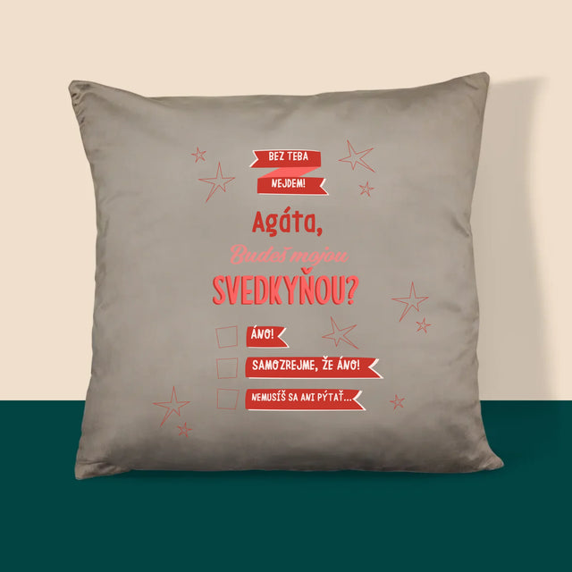 Meno A Podpis: Bez Teba Nejdem - Vankúš