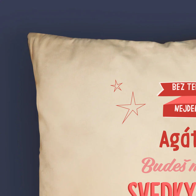 Meno A Podpis: Bez Teba Nejdem - Vankúš