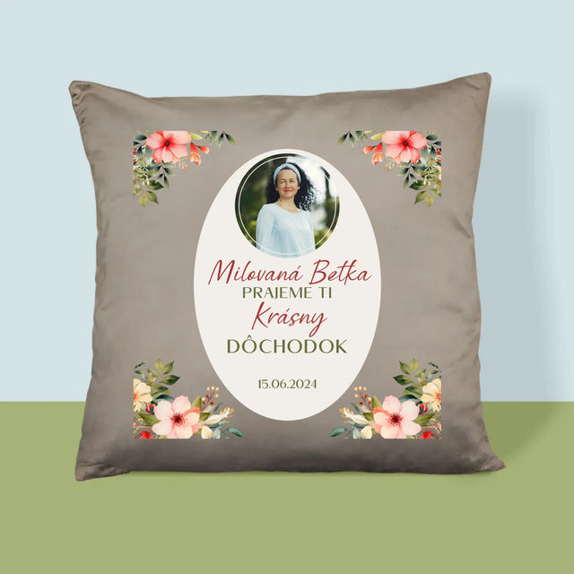 Fotografia A Podpis: Najlepší Dôchodok - Vankúš