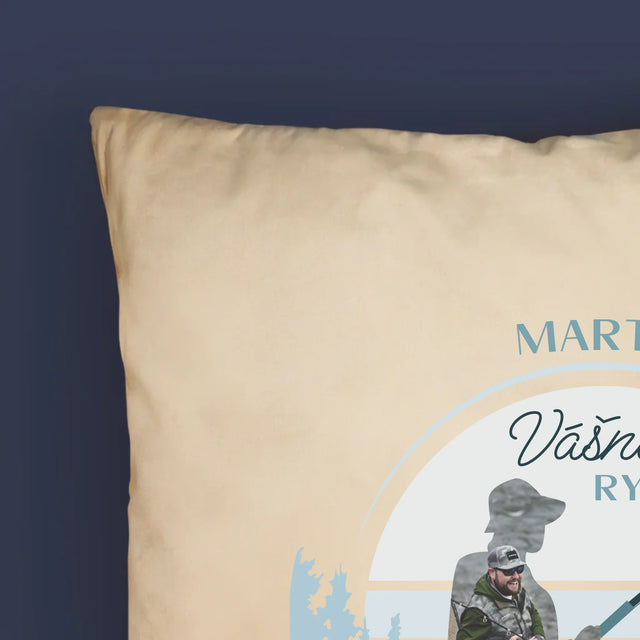 Tvar Z Fotografií: Vášnivý Rybár - Vankúš