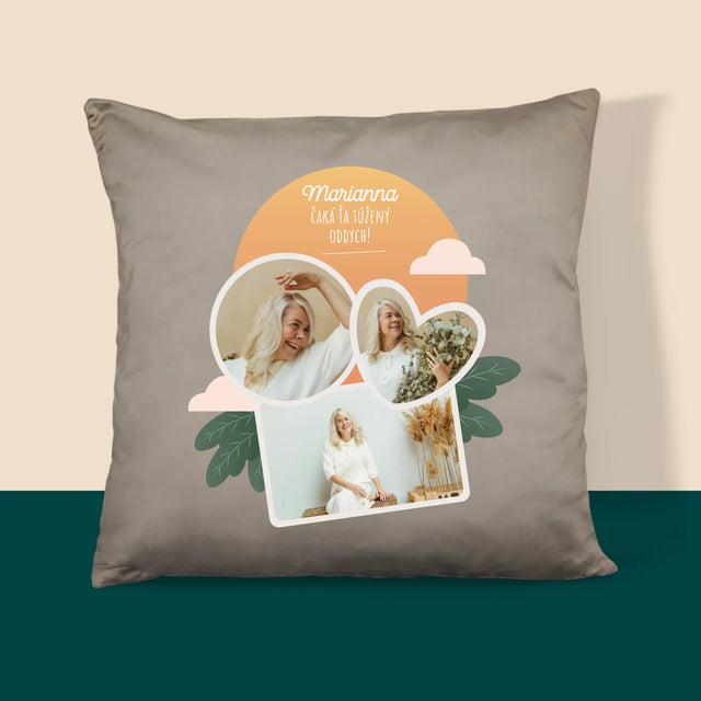 Fotokoláž: Vysnívaný Oddych - Vankúš