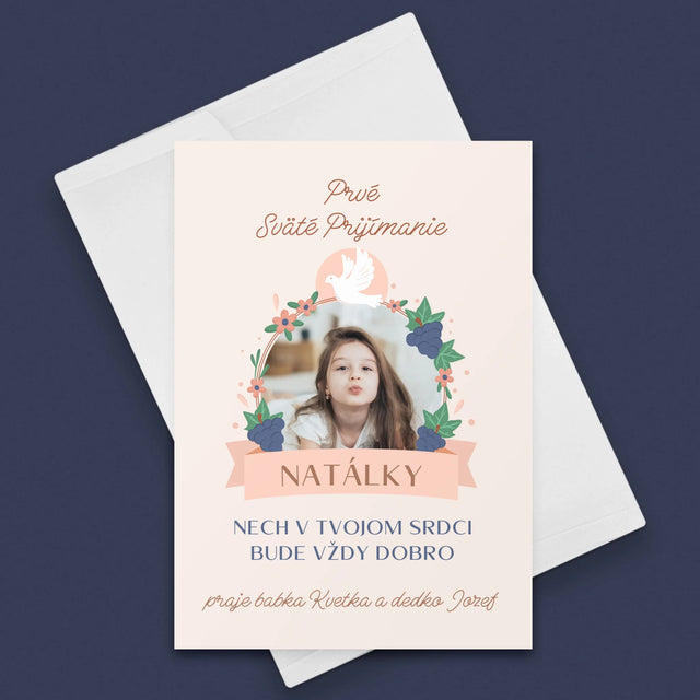 Fotografia A Podpis: Dobro V Srdci Prijímanie - Kartička S Prianiami