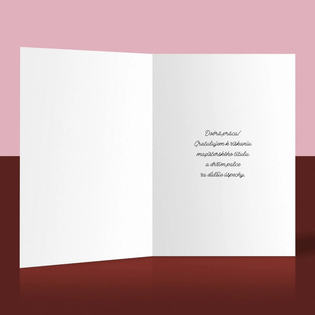 Obálka Časopisu: Absolvent - Kartička S Prianiami