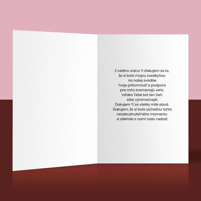 Fotokoláž: Je To Naša Spoločná Cesta - Kartička S Prianiami