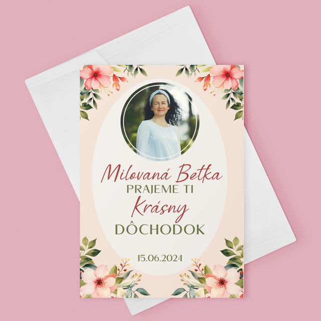 Fotografia A Podpis: Najlepší Dôchodok - Kartička S Prianiami