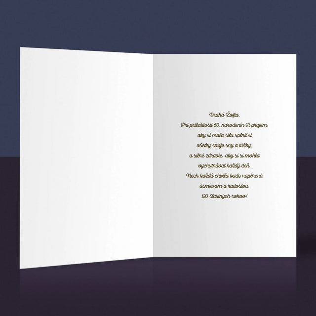 Fotokoláž: Najlepší Dôchodok - Kartička S Prianiami