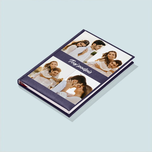 Fotokoláž: 4 Fotografie A Podpis - Zápisník