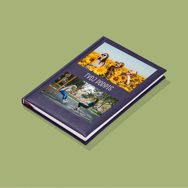 Fotokoláž: 2 Fotografie A Podpis - Zápisník