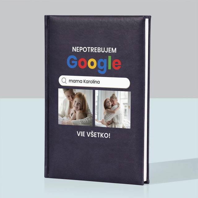 Fotokoláž: Nepotrebujem Google - Zápisník