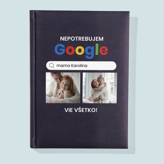Fotokoláž: Nepotrebujem Google - Zápisník