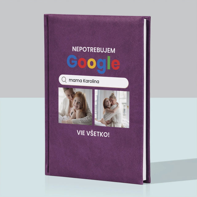 Fotokoláž: Nepotrebujem Google - Zápisník