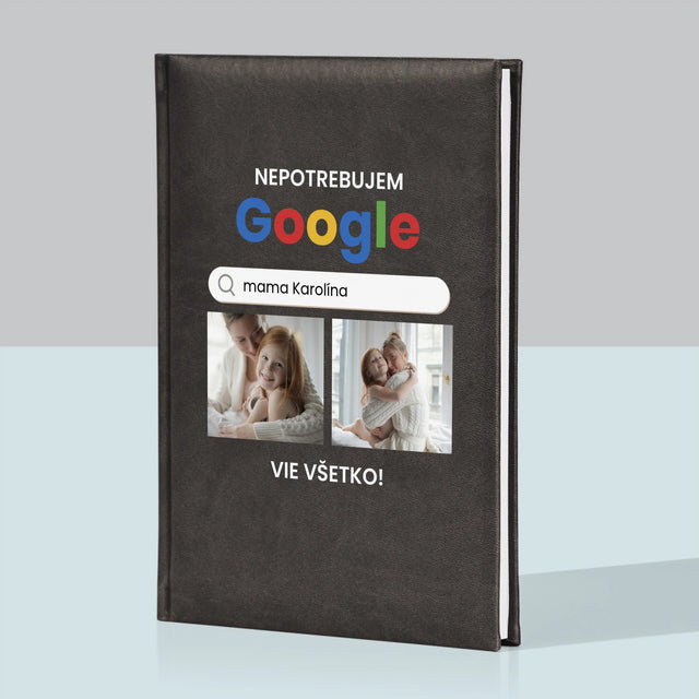 Fotokoláž: Nepotrebujem Google - Zápisník