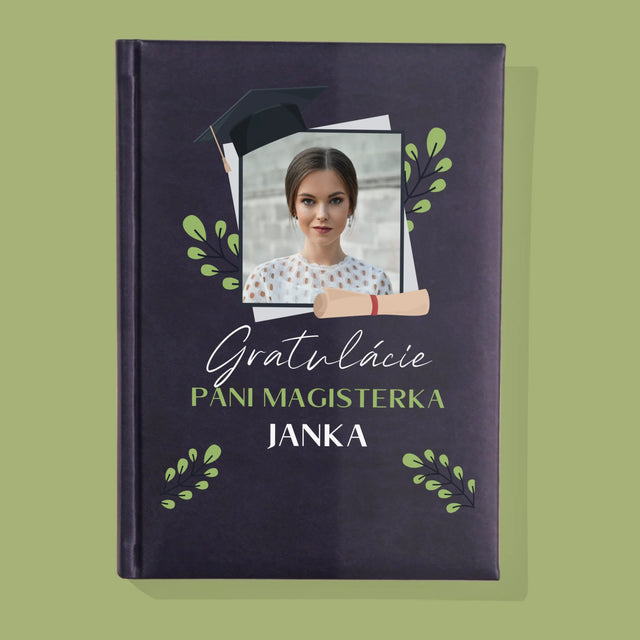 Fotografia A Podpis: Gratulácie Magisterka - Zápisník