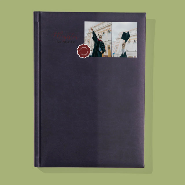 Fotokoláž: Magister - Zápisník