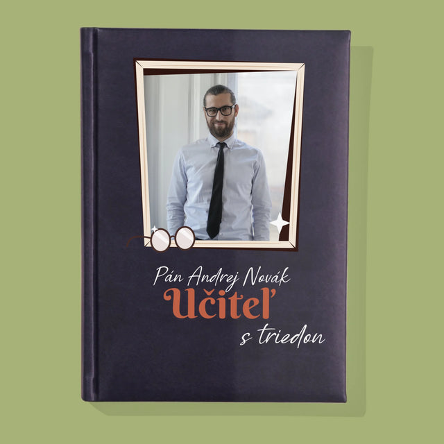 Fotografia A Podpis: Učiteľ S Triedou - Zápisník