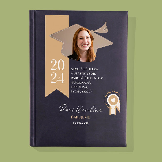 Fotografia A Podpis: Diplom Pre Učiteľa - Zápisník